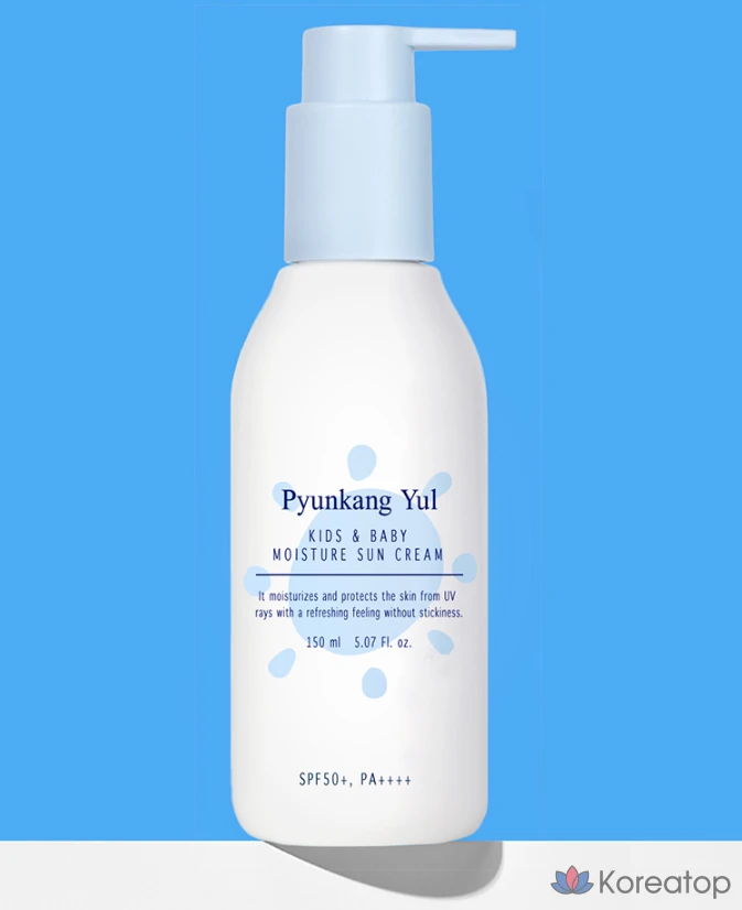 Увлажняющий солнцезащитный крем для детей и младенцев Pyunkang Yul SPF50+ PA++++, 1 шт., 150 мл