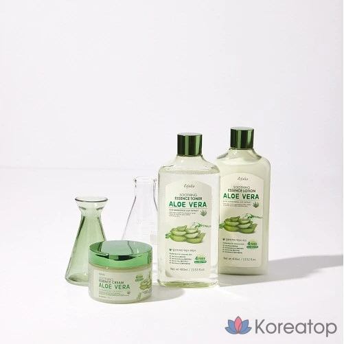 Esfolio Aloe Vera Soothing Essence Toner + Lotion, 2 комплекта, фото 5