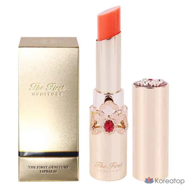 Цветной бальзам для губ, коралловый, 3,2 г, 1 шт.