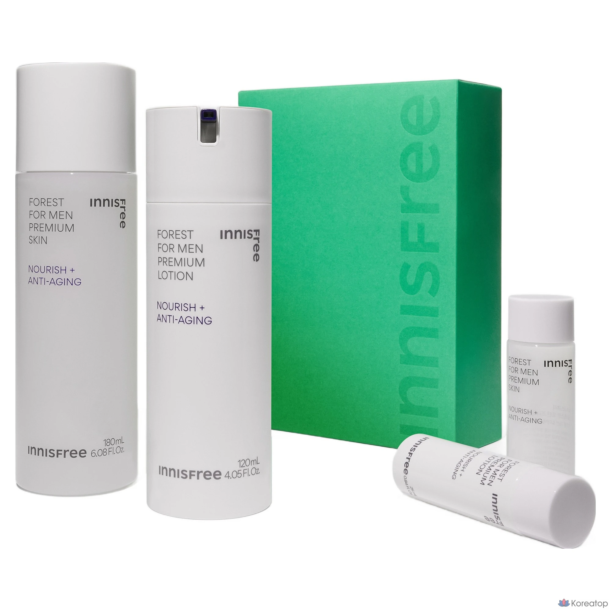 Набор Innisfree Men's Forest Premium Skincare из 2 предметов, 1 комплект