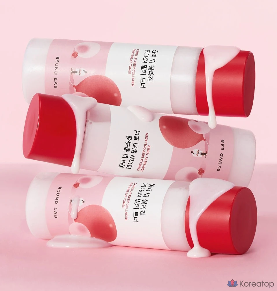 Тоник Round Lab Camellia Deep Collagen PDRN Milky Toner, 1 шт., 150 мл