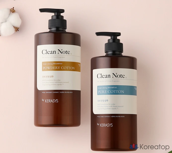 Шампунь KeraSys Clean Note с ароматом пудрового хлопка, 1 л, 1 шт.