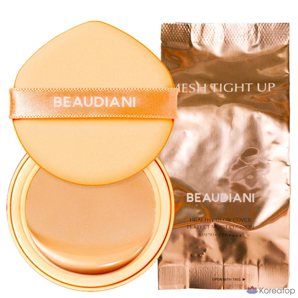 Сменный блок тонального крема Beaudiani Mesh Tight Up Cushion Foundation, 12 г, № 02, 1 шт.