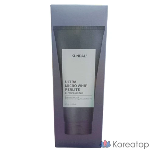 Очищающая пенка для лица Kundal Ultra Micro Whip Perlite, 175 мл, 1 шт.