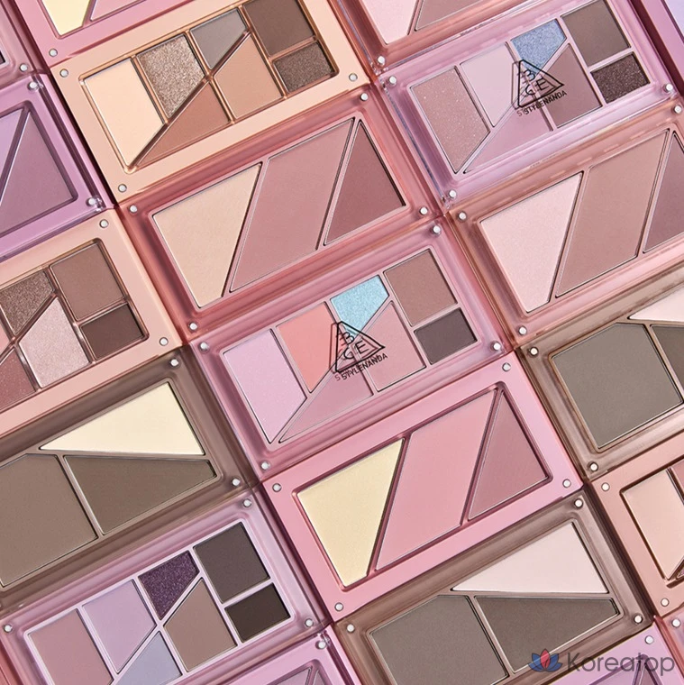 Палетка теней для век 3CE Layer It All, 7,5 г, цвет ROSYHIP, 1 шт.