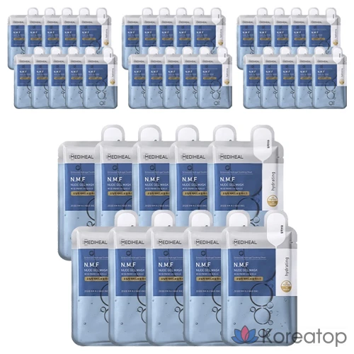Тканевая маска для лица MEDIHEAL NMF Nude Gel Mask, 40 шт.