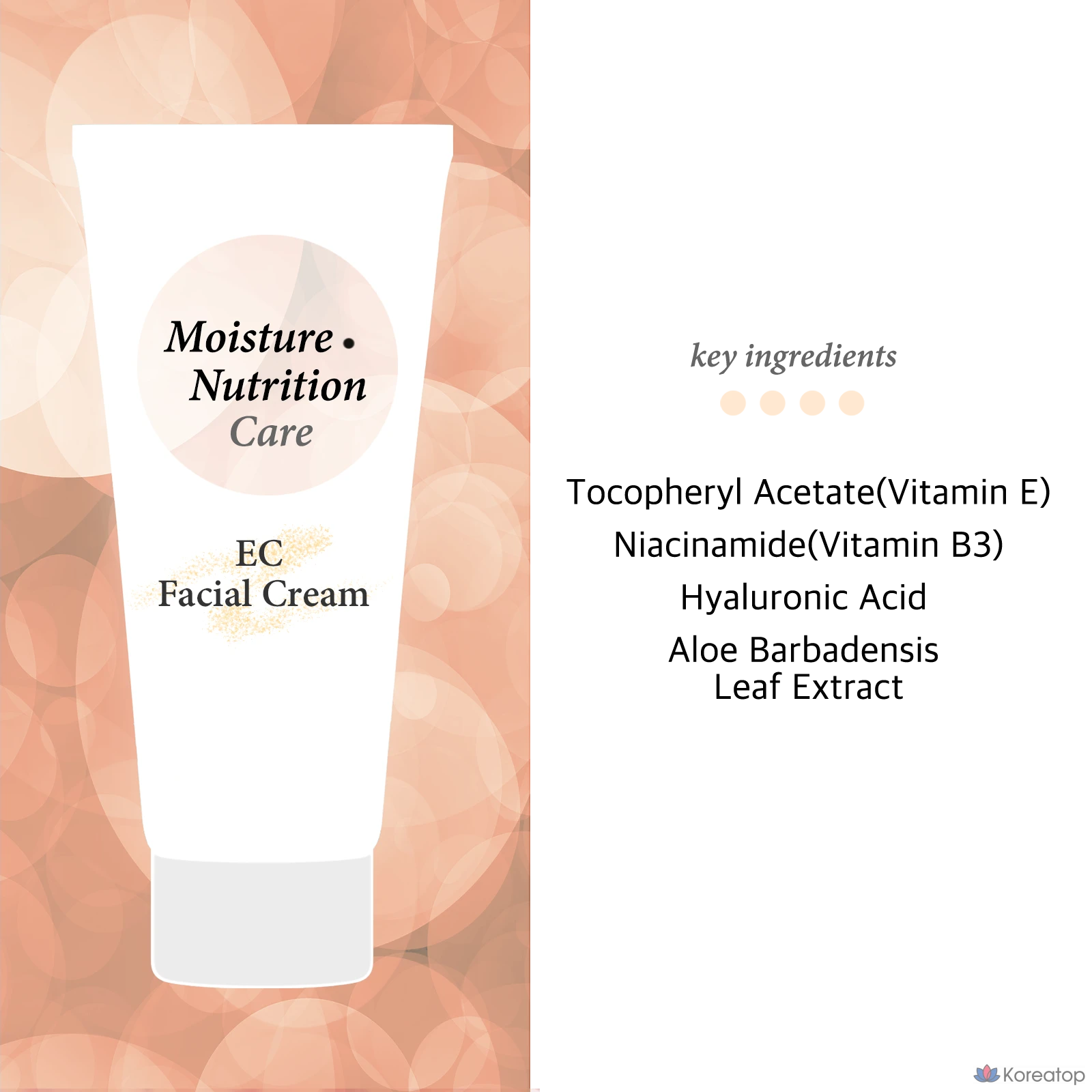 Увлажняющий крем Cos De Baha EC с витамином Е 5%, для глубокого успокоения сухой кожи, 1 шт., 120 мл