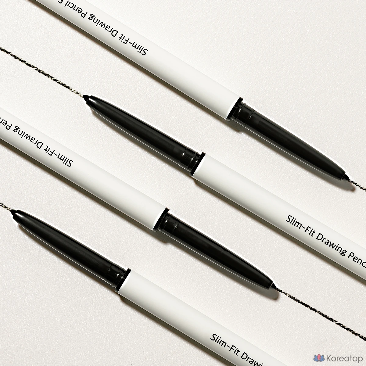 Карандаш для подводки глаз Ottie Slim Fit Drawing Pencil, черный, 1 шт.