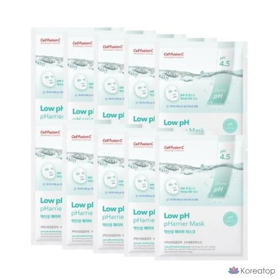 Набор мягких кислых масок для лица Cellfusion C, 10 и 6 штук.