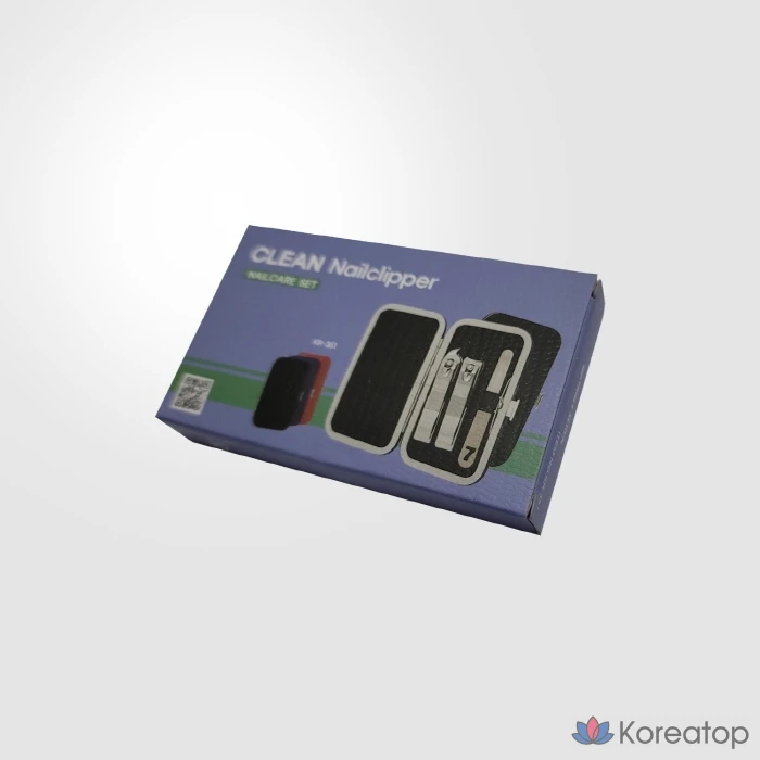Набор для ухода Three Seven 777 Nail Clipper Set KR-351, Black, 1 шт.