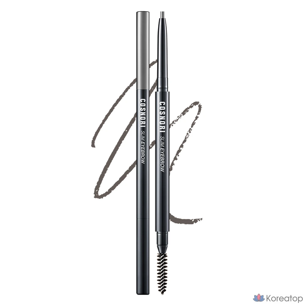 Карандаш для бровей Cosnori Slim, 0,13 г, цвет 05 Dutch Gray, 1 шт.