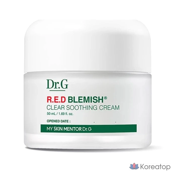 Успокаивающий крем Dr.G Red Blemish Clear, 50 мл x2 + 10 мл x2