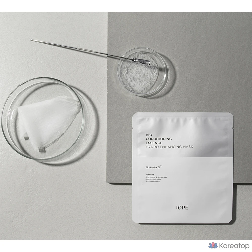 IOPE Bio Conditioning Essence Hydro Enhancing Mask Pack 23g, 1 Pack, 5 Pack, фото 5