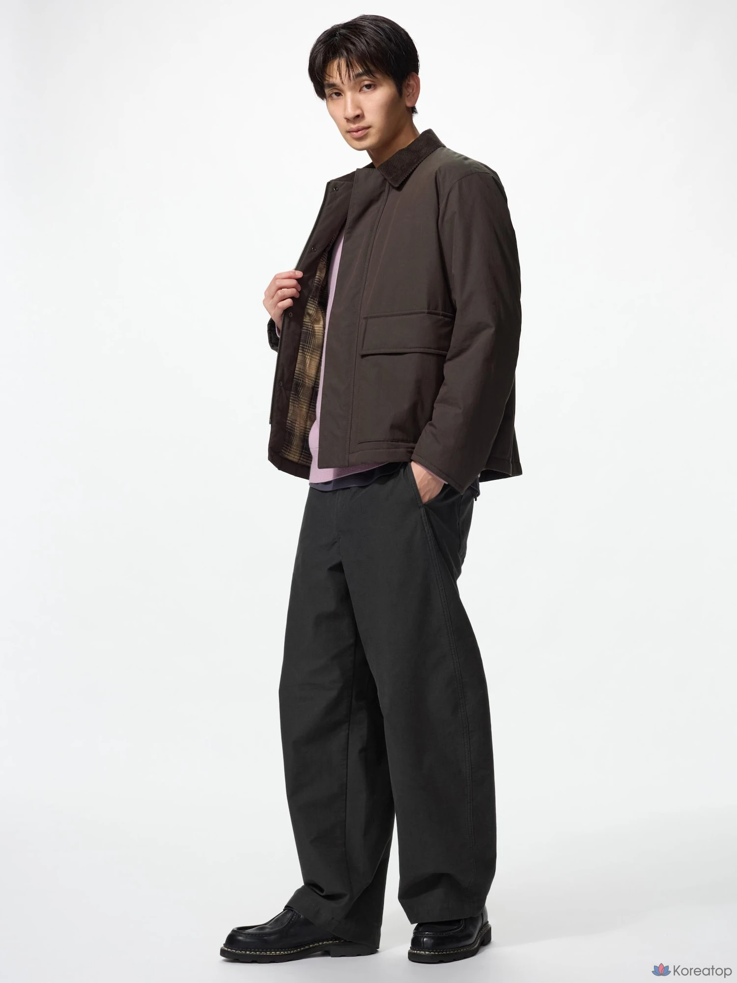 Брюки Uniqlo Jersey Barrel Leg Pants, длина 70–72 см