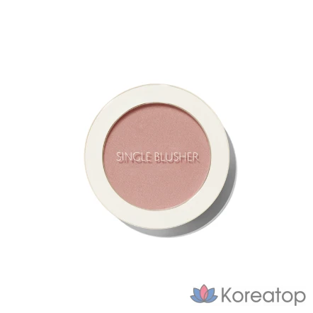 Румяна The Saem Saemmul Single Blusher, оттенок CR01 Naked Peach, 5 г, 1 шт.