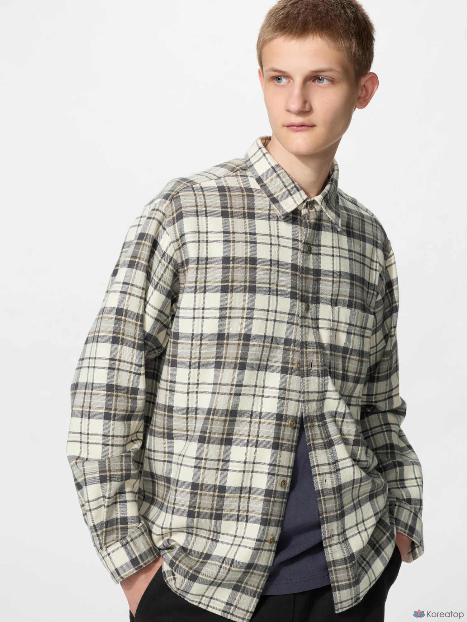 Рубашка фланелевая Uniqlo Tartan Check A