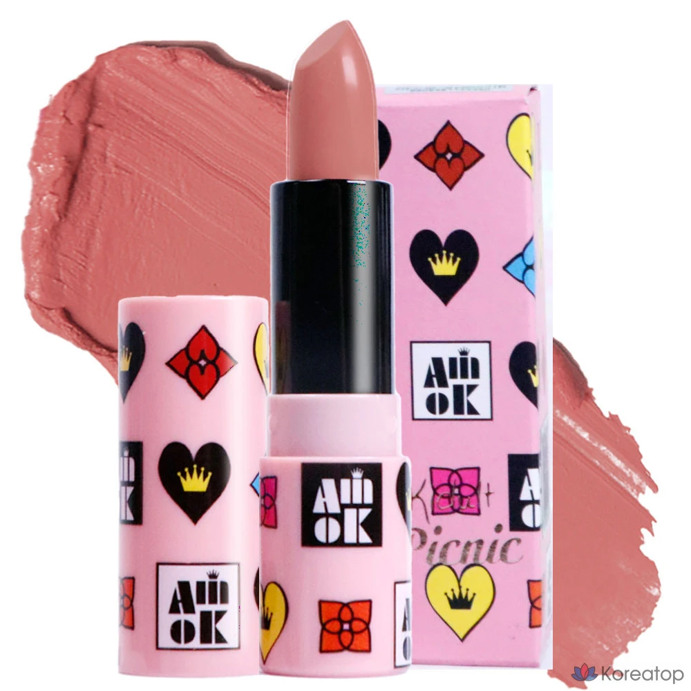 Помада YNM Kitult Picnic, S321, укрепляющая, розовая, 4 г, 1 шт.