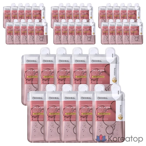 Тканевая маска для лица MEDIHEAL Collagen Nude Gel Mask, 40 шт.