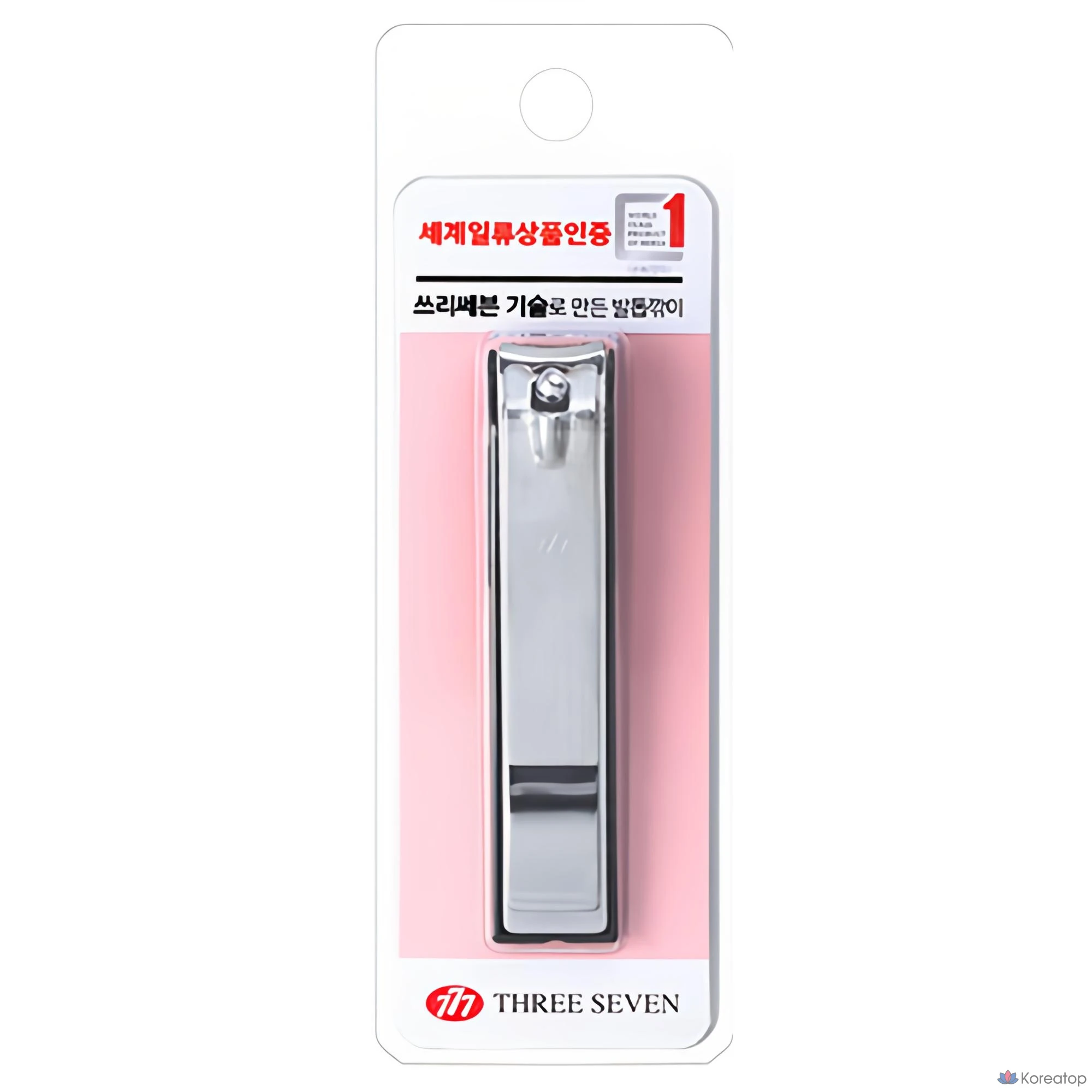 Набор для ухода Three Seven 777 Premium Toenail Clipper, серебристый, 1 шт.