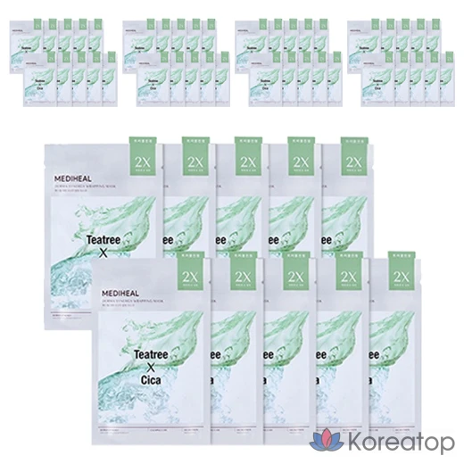 Тканевая маска для лица MEDIHEAL Derma Synergy Trouble Calming Wrapping Mask, 50 шт.