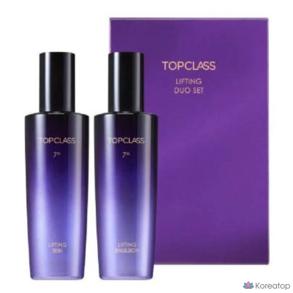 Набор Charmzone Top Class Lifting Duo Set (для кожи + эмульсия), базовый набор Triple Collagen Peptide Protein, 6 комплектов.