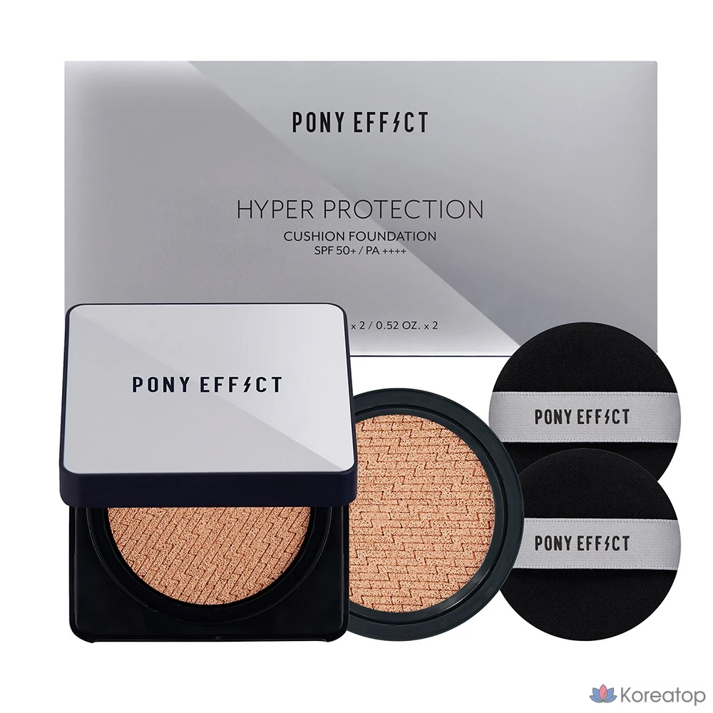 Тональный крем-кушон Pony Effect Hyper Protection 15 г, оттенок 002 Natural Ivory, 1 шт.