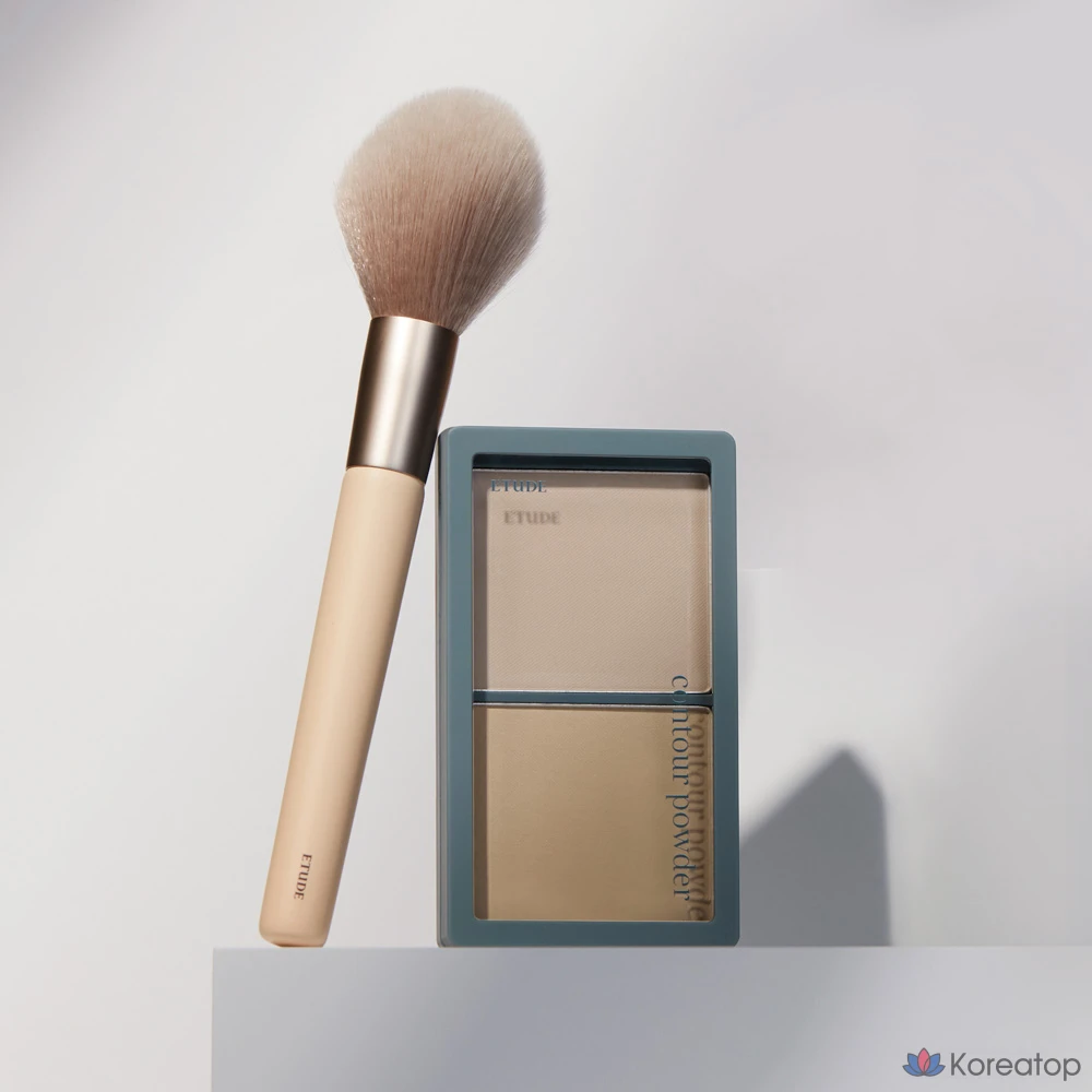 Набор кистей для растушевки теней Etude House Shadow Shading Relighting 5 г (2 вида) + кисть для растушевки подбородка, Light On + Tone &amp; Tone, 1 шт.