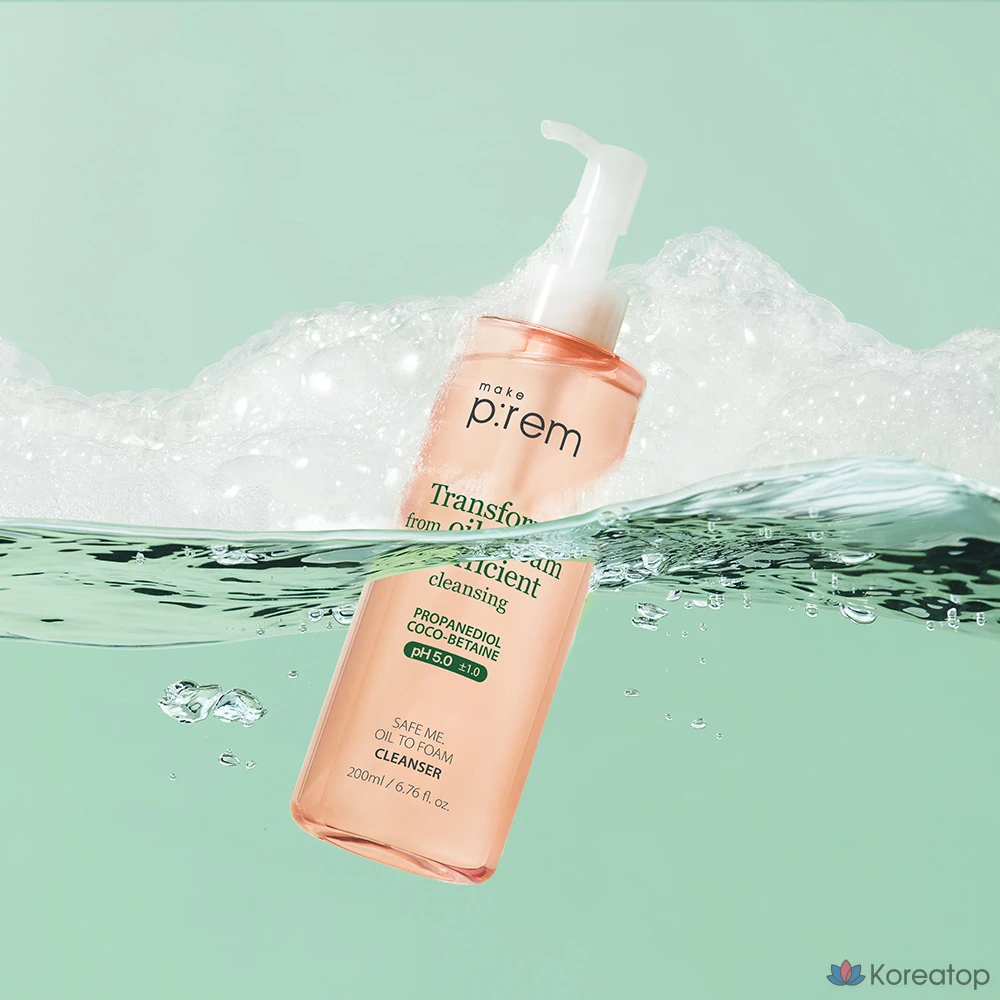 Makeprem Safe Me Oil to Foam Cleanser, 200 мл, 1 шт.