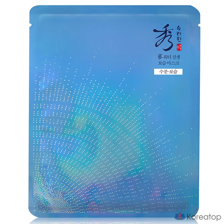 Увлажняющая маска для лица Sooryehan с водой и женьшенем, 1 упаковка, 1 шт.