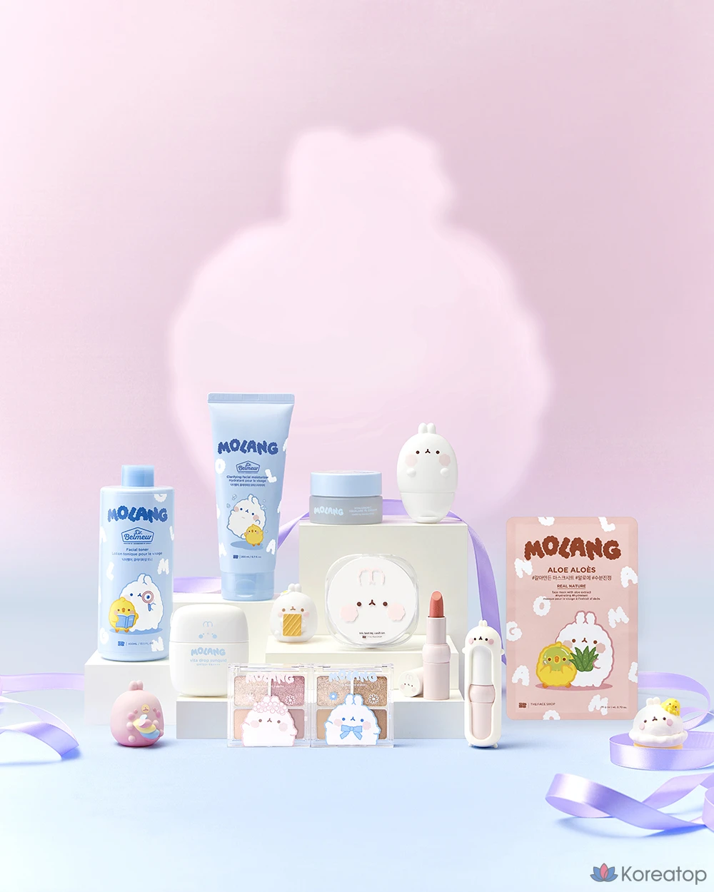 Крем The Face Shop Molang Edition Ultimate с гиалуроновой кислотой и скваланом 1%, 50 мл, 1 шт.