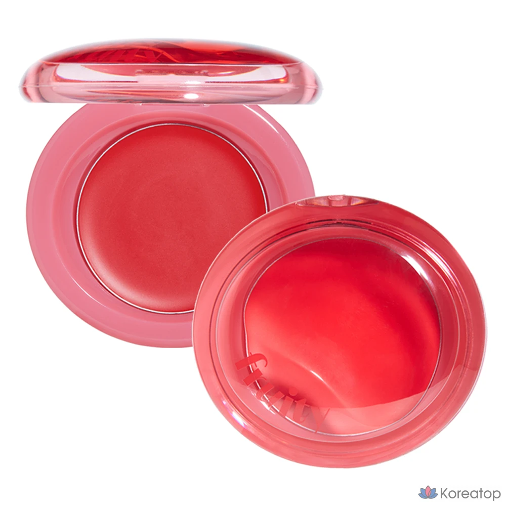 Бальзам для губ и щек Etude House Fruity Blur Balm, 1 шт., оттенок «Красный томат».