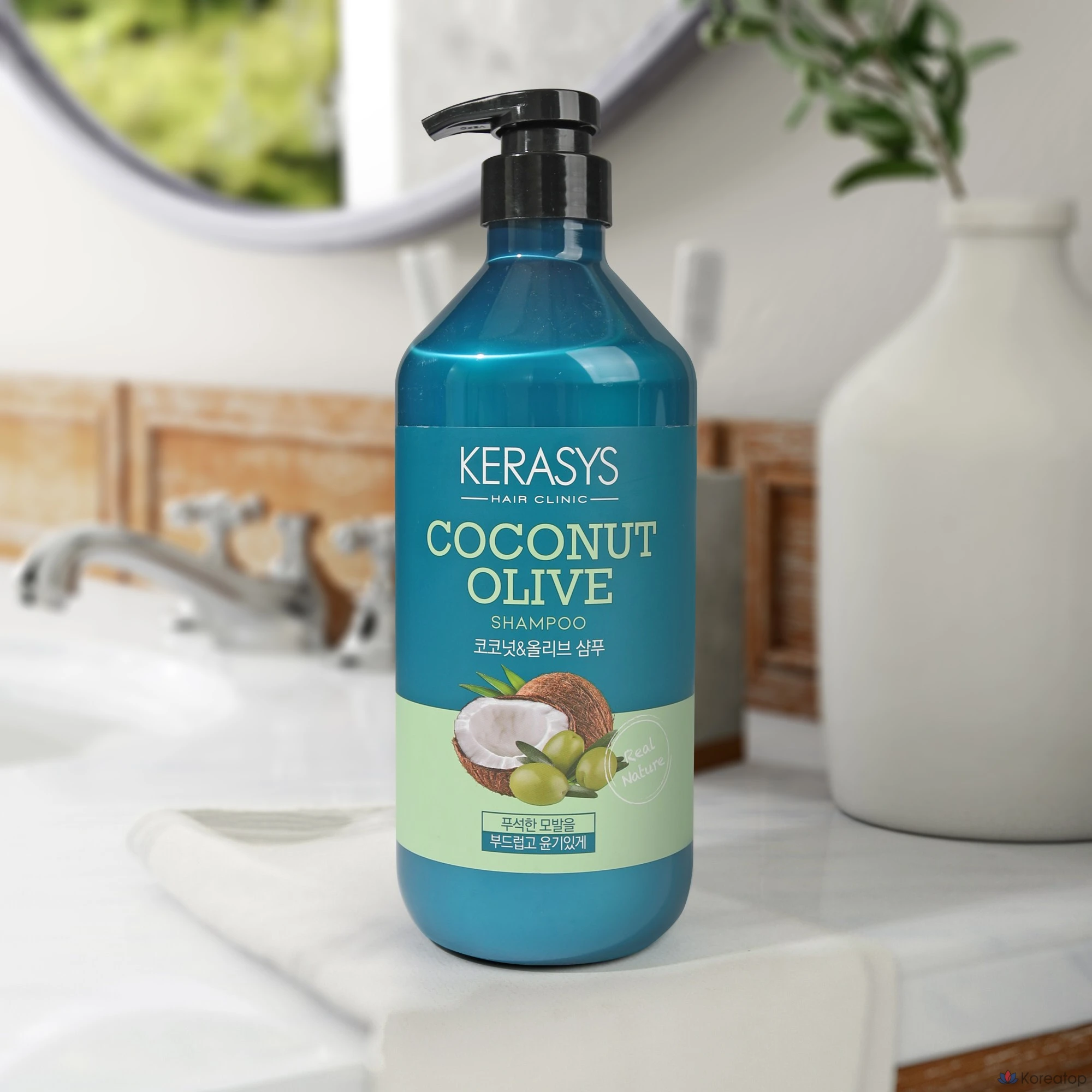 Шампунь KeraSys Real Nature Coconut Olive, 800 мл, 1 шт.