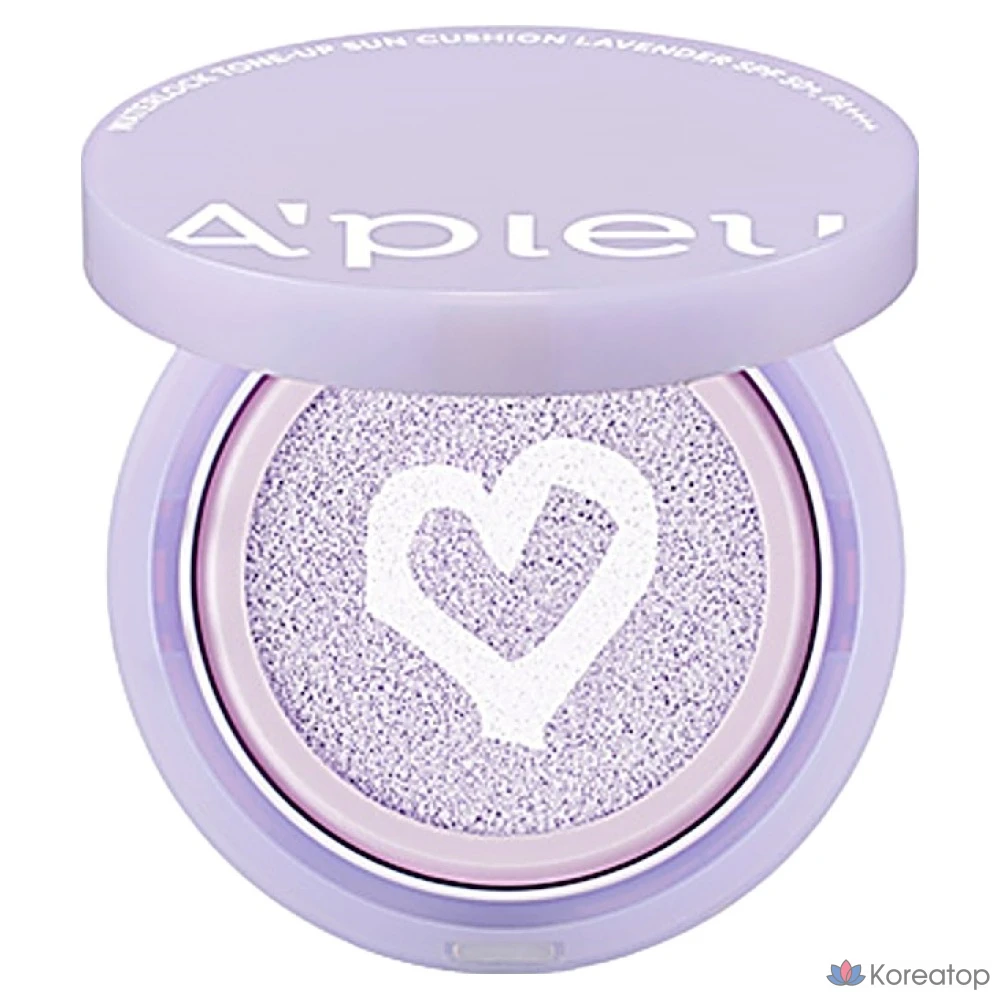 A'Pieu Water Lock Tone-Up Sun Cushion 15 г, лаванда, 1 шт.