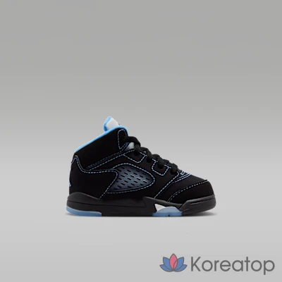 Кроссовки детские Jordan 5 Black Carolina, фото 3