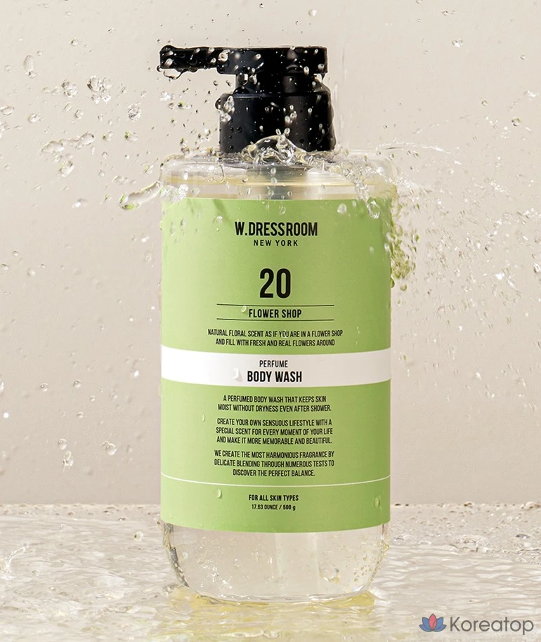 Гель для душа W.Dressroom Perfume Body Wash 20 Flower Shop, 500 г, 1 шт.