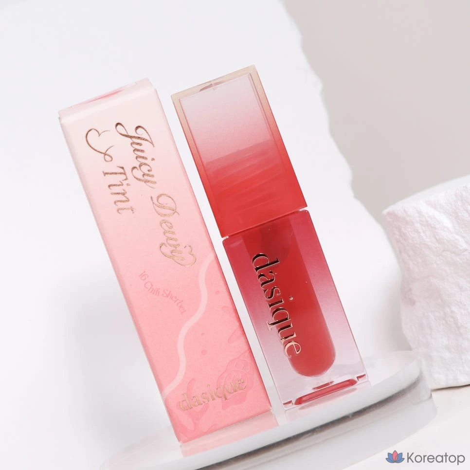 Тинт для губ Daisique Juicy Dewy Tint, 3,5 г, оттенок 016 Chili Sherbet, 1 шт.