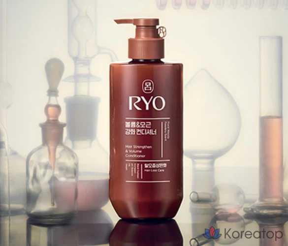 Кондиционер для придания объема и укрепления корней волос Ryo Black Cloud, средство от выпадения волос, аромат древесного мускуса, 480 мл, 1 шт.