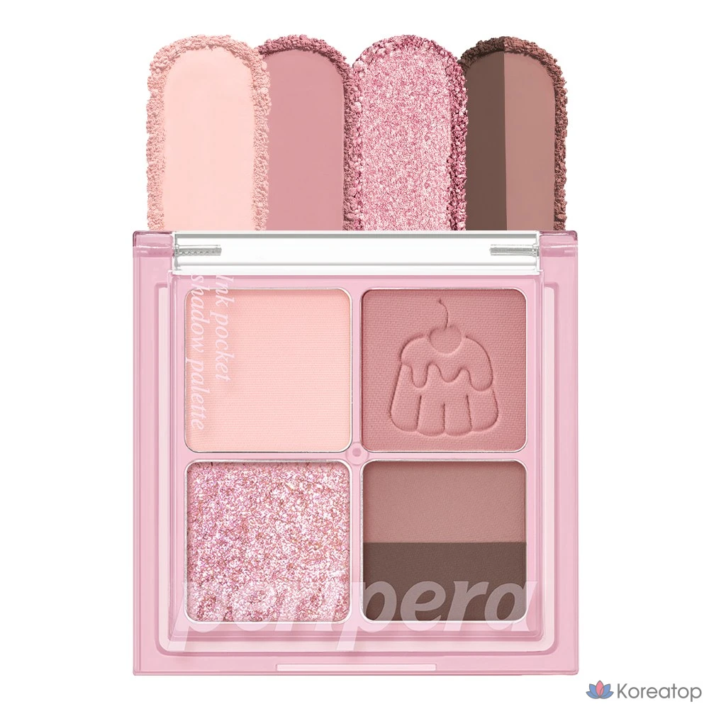 Палитра теней для век Peripera Ink Pocket Shadow Palette 23AD Soda Cafe, 6 оттенков, 1 шт.