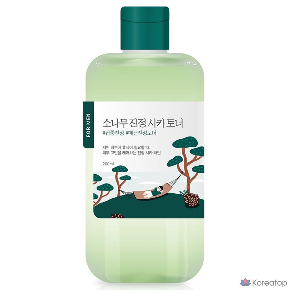 Тоник Round Lab for Men Pine Calming Cica Toner, 200 мл, 1 шт.
