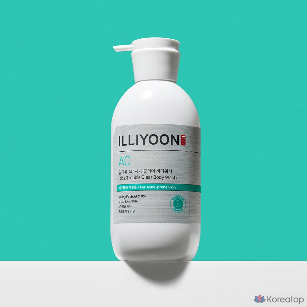 Гель для душа Illiyoon AC Cica Clear, 1 шт., 400 мл