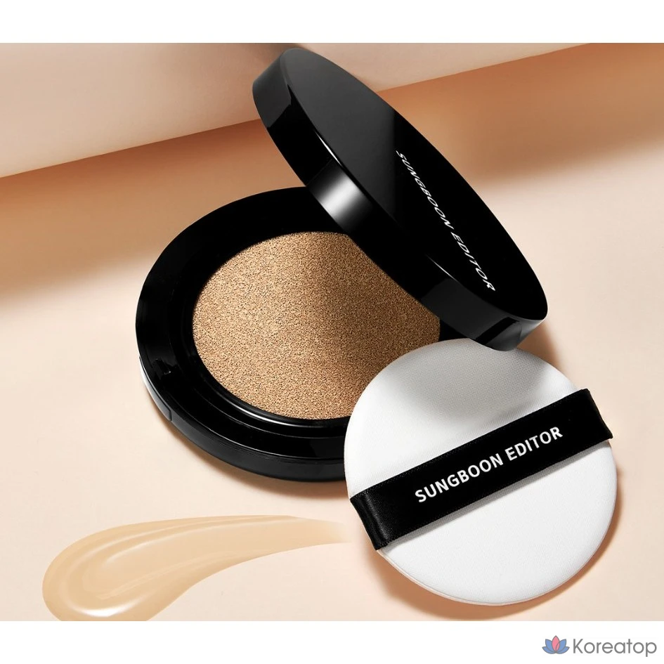 Ingredient Editor Vita Whitening Pore Cover King Cushion, оттенок № 21 или № 23, № 21 Светло-бежевый, 1 шт.