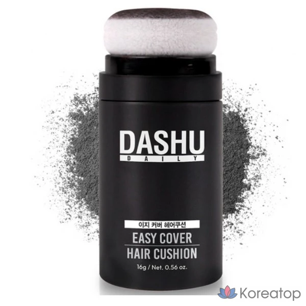Dashu Daily Anti-Hair Loss Hair Cushion Black 16g, BLACK COLOR (Natural Black), 1 шт.