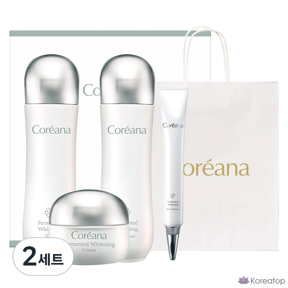 Набор для отбеливания зубов Coreana Fermented Whitening, 3 предмета, 2 комплекта