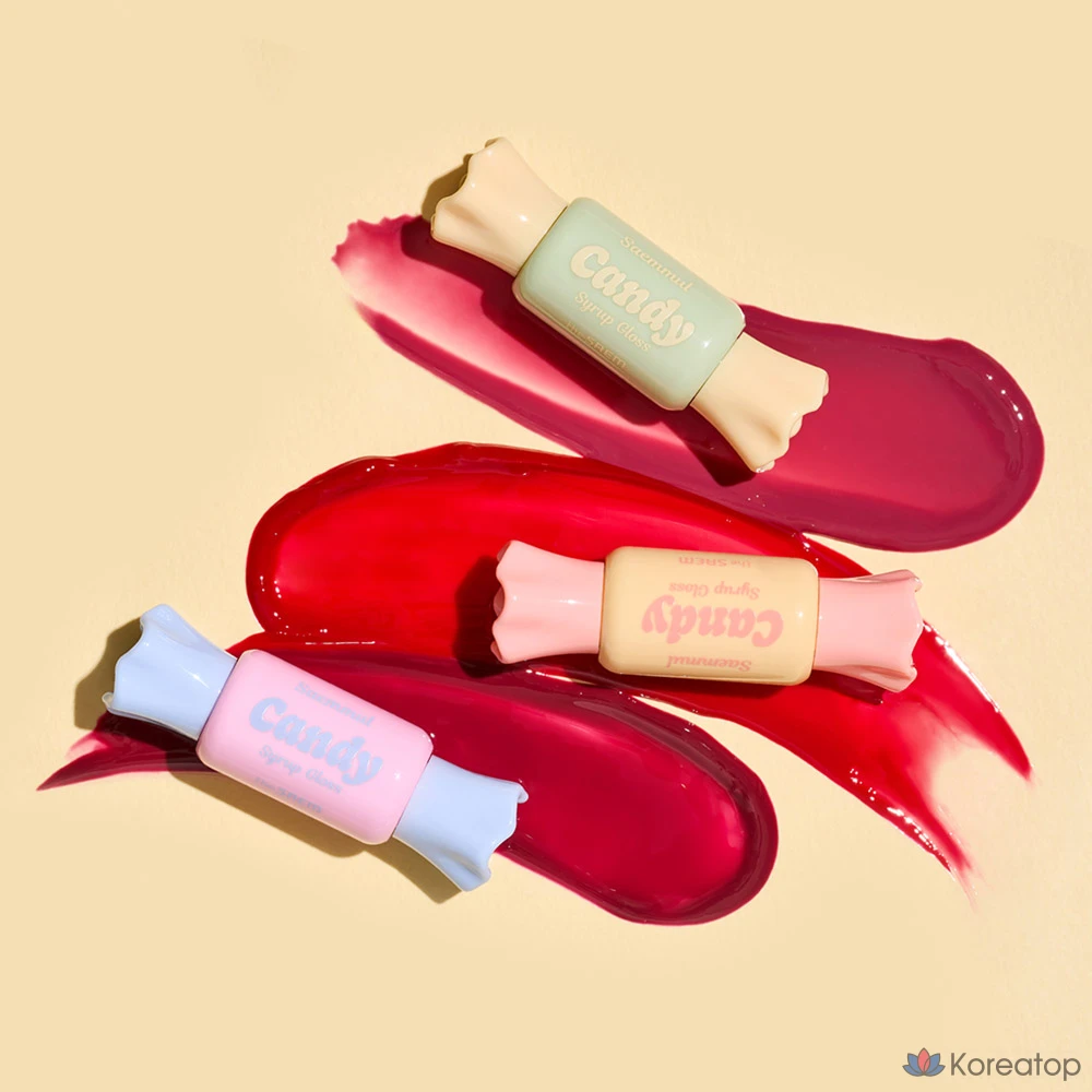 Блеск для губ The Saem Candy Syrup Gloss, оттенок 01 Guava Syrup, 1 шт., фото 3