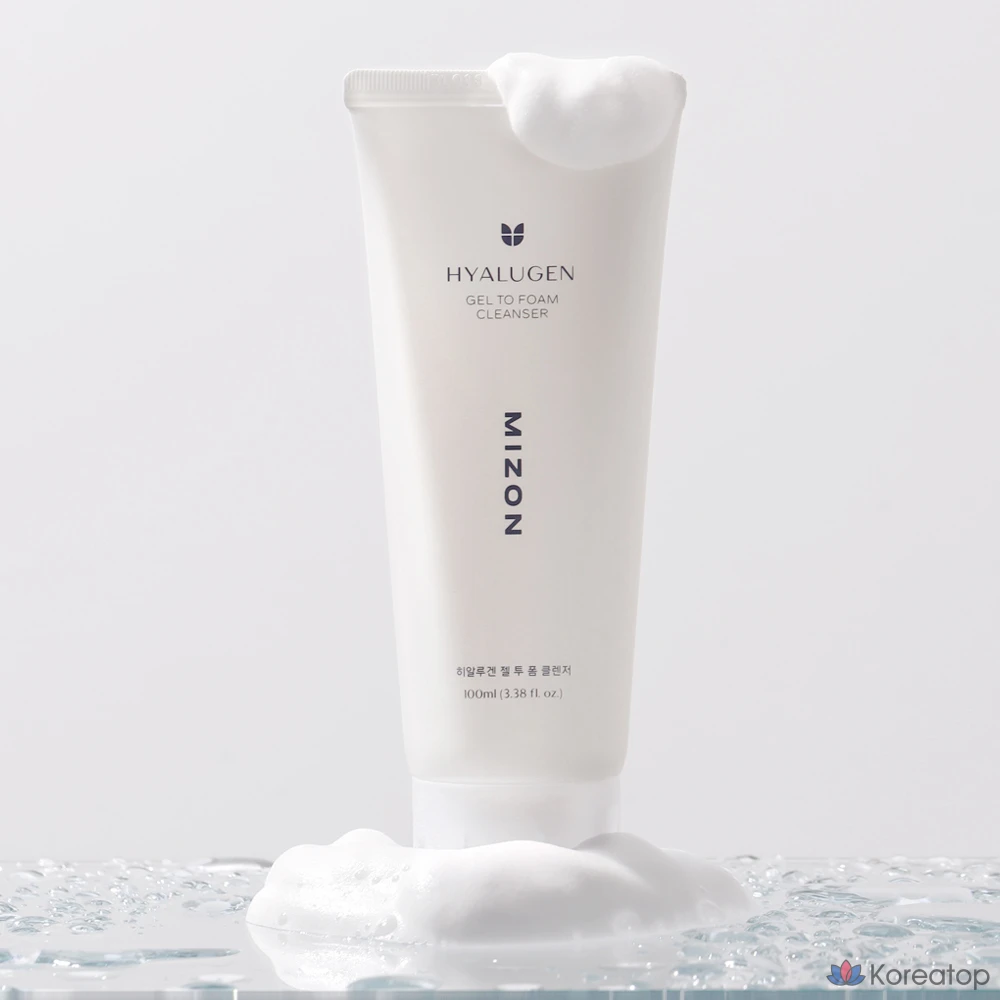 Увлажняющее очищающее средство Mizon Hyalugen Gel to Foam, 100 мл, 1 шт.
