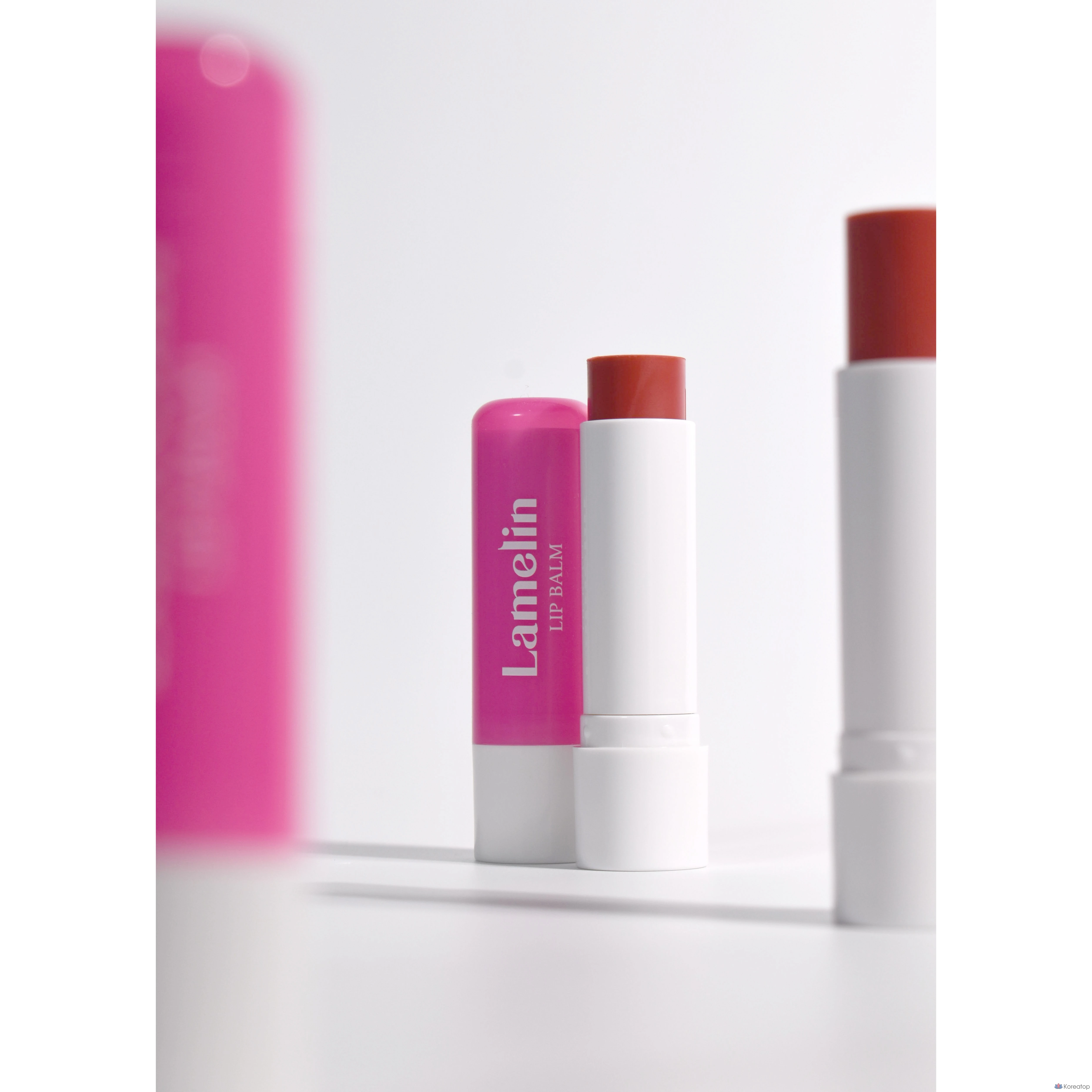 Увлажняющий бальзам для губ Lamelin Glow Fit, вишневый, 4,3 г, 1 шт., красный., фото 5