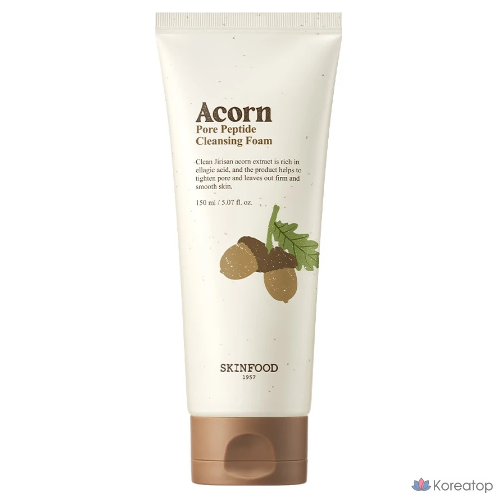 Очищающая пенка для лица Skinfood Acorn Pore Peptide, 1 шт., 150 мл