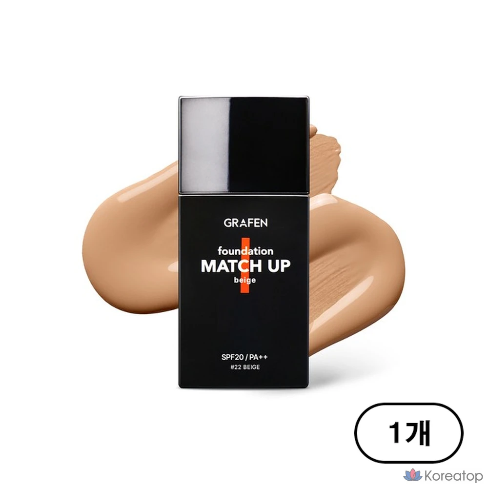Тональный крем GRAFEN Match Up Foundation, 40 мл, № 22 бежевый, 1 шт.