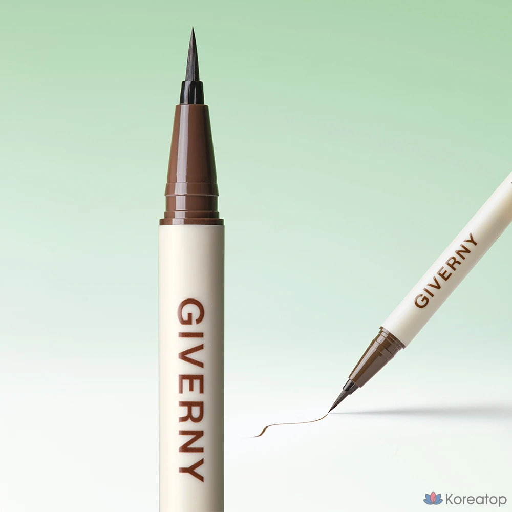 Подводка для глаз Giverny Close-Fitting Brush Liner, 0,6 г, 03, коричневый, 1 шт., фото 5