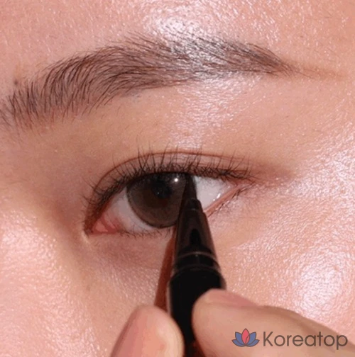 Подводка для глаз Clio Superproof Brush Eyeliner, 0,5 мл, 2 шт., коричневый цвет, 1 шт., фото 7